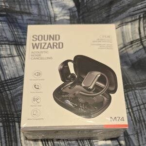 Sound Wizard M74 Wireless Earbuds - Black